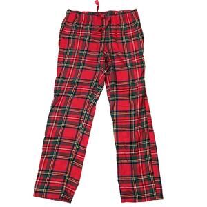 Old Navy Match the Fam red plaid pajamas size medium